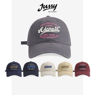Mũ lưỡi trai nam nữ Jussy Official Thêu chữ Adanola form mềm, nón lưỡi trai vải kaki cotton size to thời trang unisex