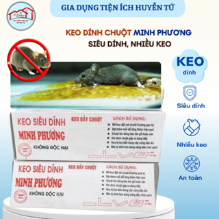 Keo dính chuột Minh Phương siêu dính, nhiều keo - Hiệu quả cao, tiện lợi, dễ dùng và an toàn