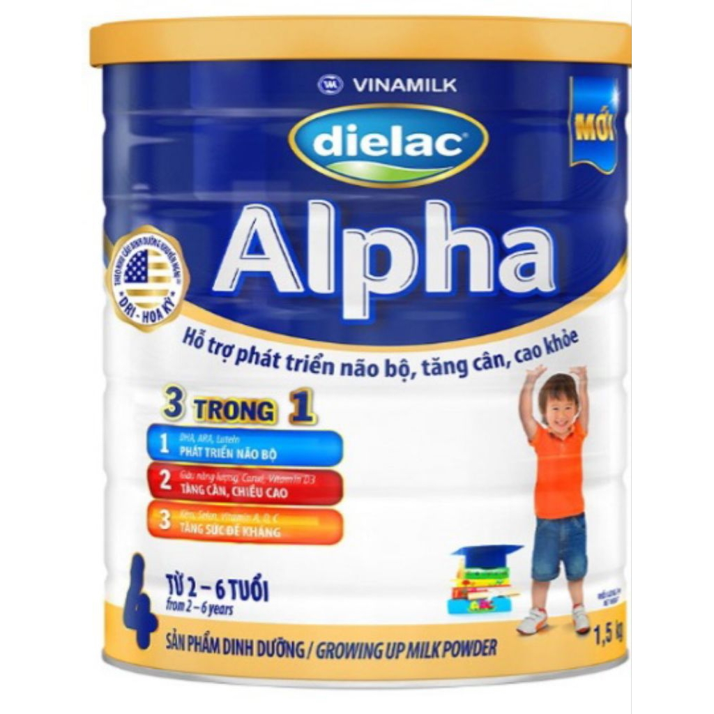 Sữa  Bột Dielac Alpha 4/1,5kg