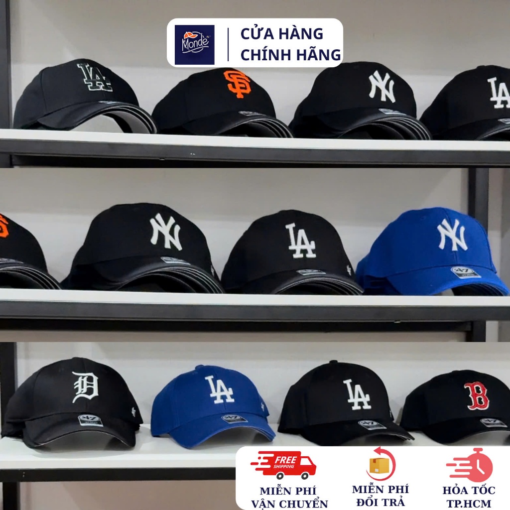 Mũ/Nón chính hãng, nón baisc, Unisex FORM CỨNG 47 brand