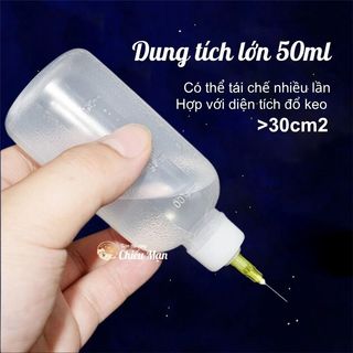 Lọ đầu kim có nắp 10ml, thay có ngòi thay thế 50ml