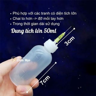 Lọ đầu kim có nắp 10ml, thay có ngòi thay thế 50ml