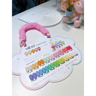 Set sơn pastel Milan 18 chai (tặng kèm bảng màu )