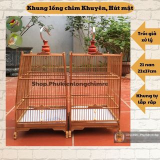  Khung lồng chim Khuyên Khung lồng chim Hút mật - Lồng chim Khuyên hút mật tự lắp ráp giá rẻ kèm phụ kiện 