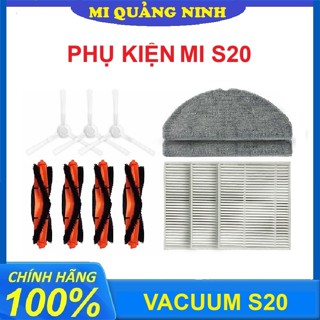 Phụ kiện Robot hút bụi Mi Vacuum S20 - Chổi chính, Lọc hepa, Khăn lau, Chổi cạnh