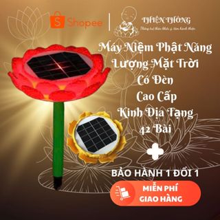 Máy niệm Phật, Máy tụng kinh, Đài niệm Phật, Kinh Địa Tạng, Máy niệm Phật năng lượng mặt trời có đèn, BH 1-1