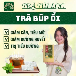 Trà búp ổi 5 vị - Tuệ Quang - Tan mỡ giảm cân, ngừa tiểu đường, hạ đường huyết, mỡ máu - Hộp 50 lọc