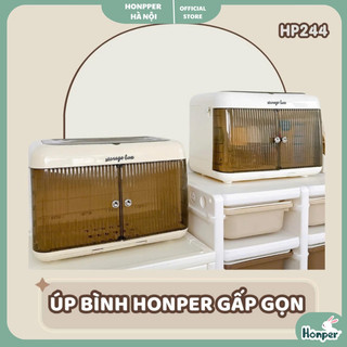 Úp bình HONPER gấp gọn HP-244 có nắp đậy tránh bụi bẩn vệ sinh sạch sẽ