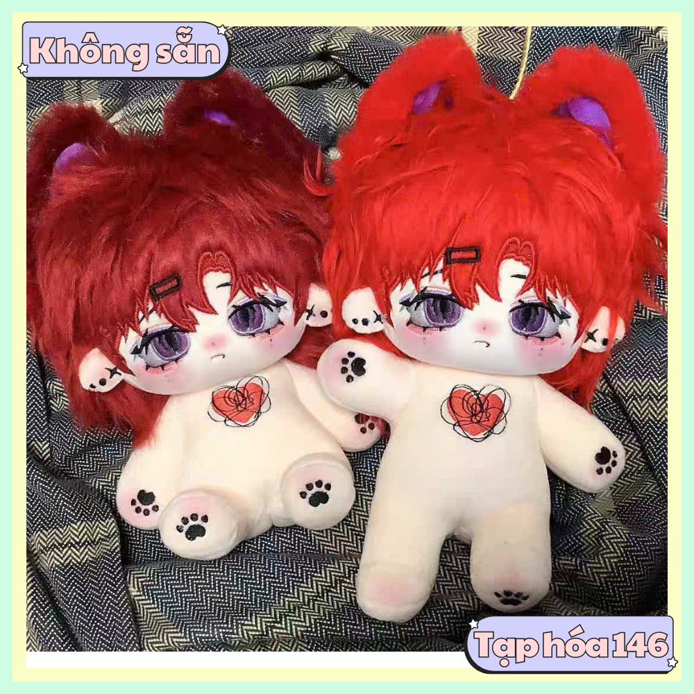 [ORD] Doll không thuộc tính có tai 20cm - Búp bê nam không thuộc tính 20cm có xương