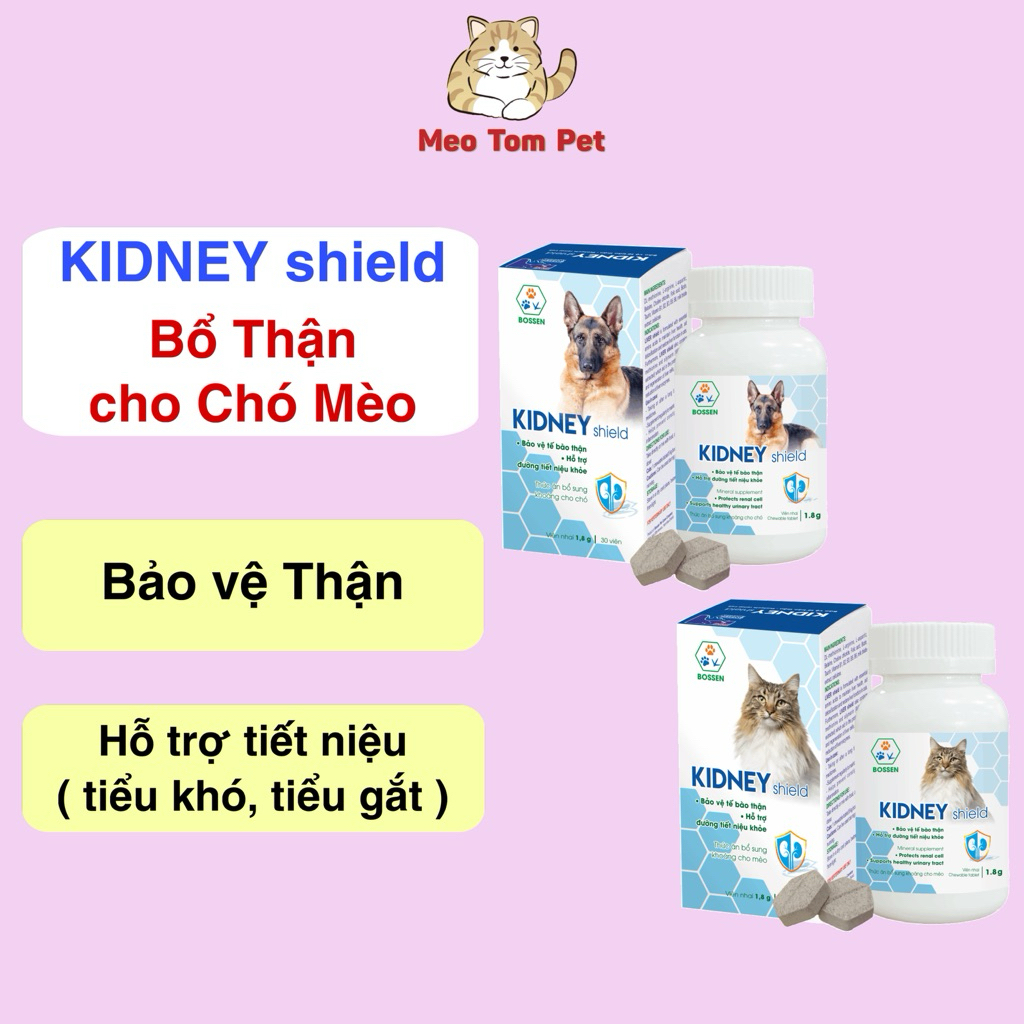 Kidney bossen viên bổ thận cho chó mèo, hỗ trợ tiết niệu.