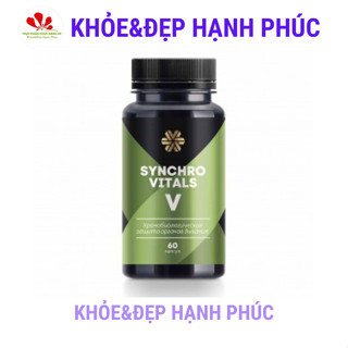 [ Syn 5 hỗ trợ hô hấp - Siberian ] Thực phẩm bảo vệ sức khỏe Synchrovitals V – 60 viên /lọ