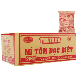  Thùng Mì Miliket 4 Tôm 30 Gói 80g  mì xưa ngàn năm vẫn thèm  