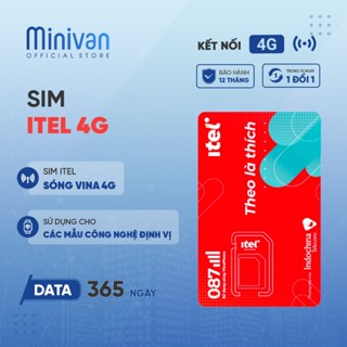 Sim itel sóng vina đủ 12 tháng 4G nghe Sms định vị thiết bị công nghệ