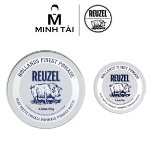 Sáp Vuốt Tóc Reuzel Clay Matte Pomade