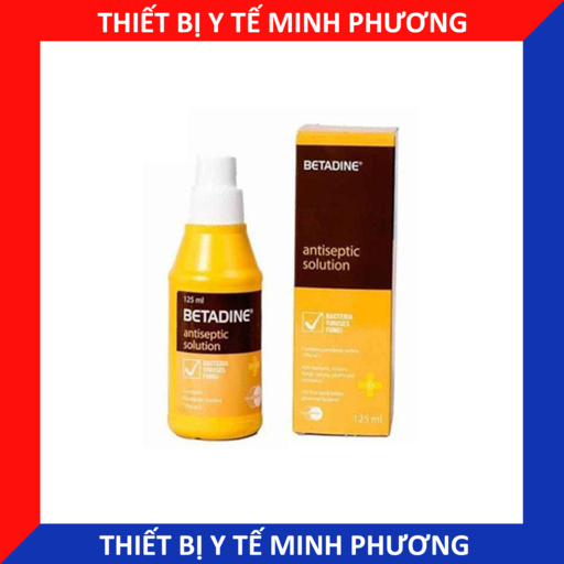Dung dịch sát khuẩn Betadine 10% 125ml