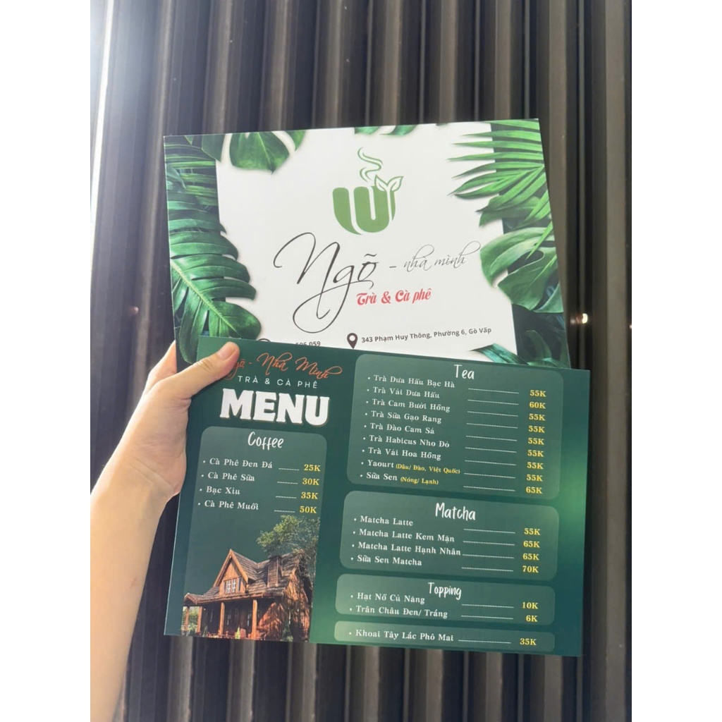 In Menu Bồi Fomex Giá Rẻ (Nhận File Sẵn Để In)