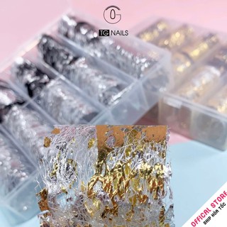 Set foil dán móng, foil nail trang trí móng