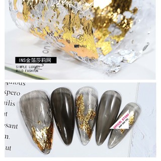 Set foil dán móng, foil nail trang trí móng