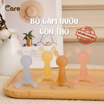 [ĐÃ KIỂM NGHIỆM] [TẶNG HỘP] Đồ Chơi Gặm Nướu Silicon Organic Mềm, An Toàn Cho Bé LiLcare