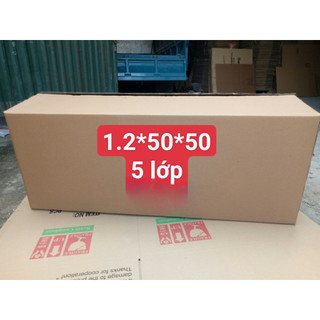 Thùng carton to 5 lớp kích thước Dài 1m2 x rộng 50 x cao 50