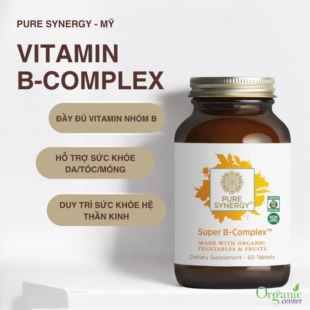 Vitamin B Complex  – Bổ Sung Vitamin B Cho Cơ Thể Từ Pure Synergy