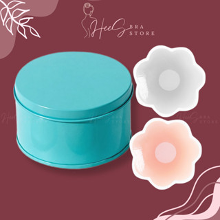 Miếng dán ngực silicon dán ti Hộp 5 cặp sử dụng nhiều lần HeeS999