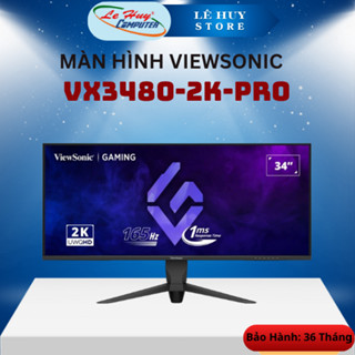 Màn Hình ViewSonic VX3480-2K-PRO  34 inch - UWQHD - VA - 165Hz - 1ms  - Hàng Chính Hãng 