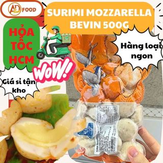 [Hỏa Tốc HCM-Giá Sỉ] Viên thả lẩu phomai Mozzarella Tan Chảy Phú Mark gói 500g