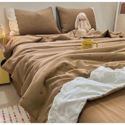 Set cotton viền ren bodecor thiết kế nhẹ nhàng phong cách hàn quốc