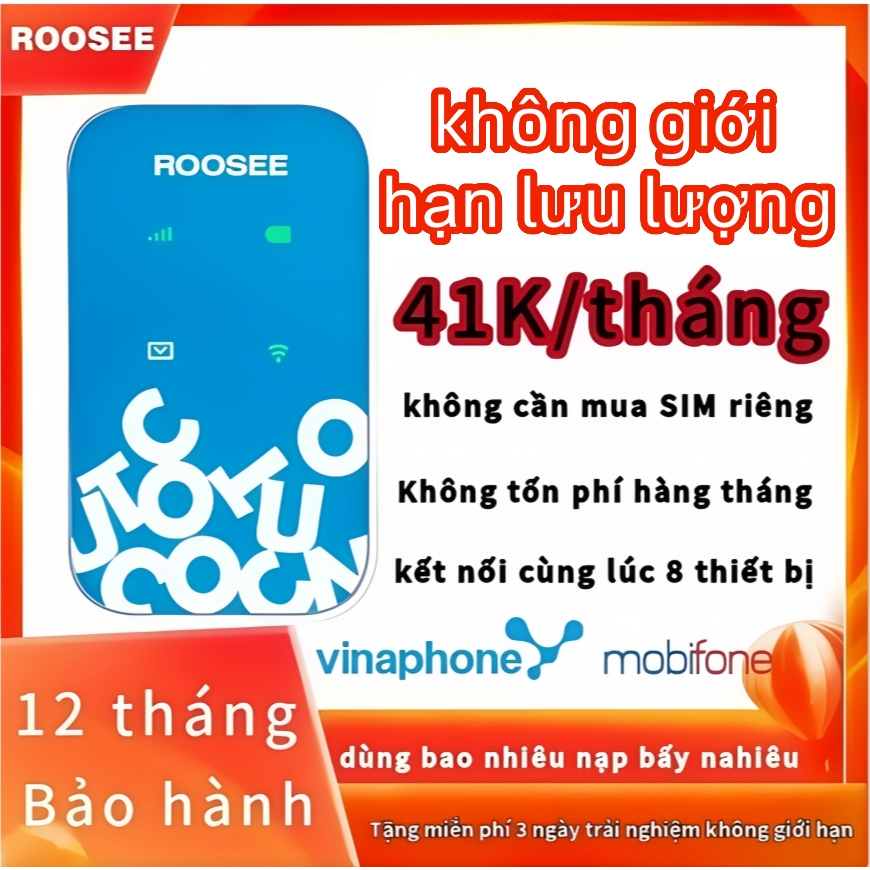 Bộ phát wifi di động Cục Phát WiFi Từ Sim 4G bộ phát wifi Tổng hợp Bộ Phát Wifi 4G 2100mah M610 Roos