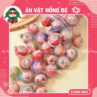 Combo Kẹo dẻo Labubu có nhân trái cây sắc màu thơm ngon cho bé, đồ ăn vặt