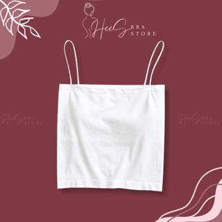 Áo Bra Nữ Quây 2 Dây Dáng Dài Có Mút Ngực Gam Màu Pastel Quyến Rũ 1880 HeeS9998Dài