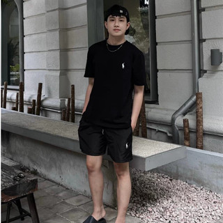 Bộ Quần Áo Phông Nam Rap Lau Dừn Thêu Ngựa Siêu Nét - Áo Thun Nam Nữ Rap Lau Ren Thêu Logo Siêu Đẹp