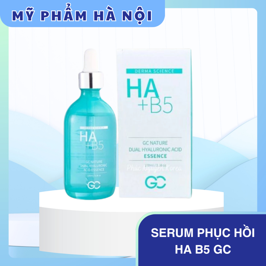 Serum phục hồi HA B5 GC ESSENCE cấp ẩm giữ ẩm phục hồi da nhanh chóng cải thiện da không đều màu