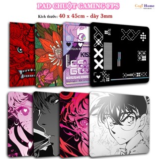Lót Chuột Chuyên Game, Pad Chuột Gaming FPS 40 x 45cm dày 3mm Bề Mặt Speed Chống Trượt