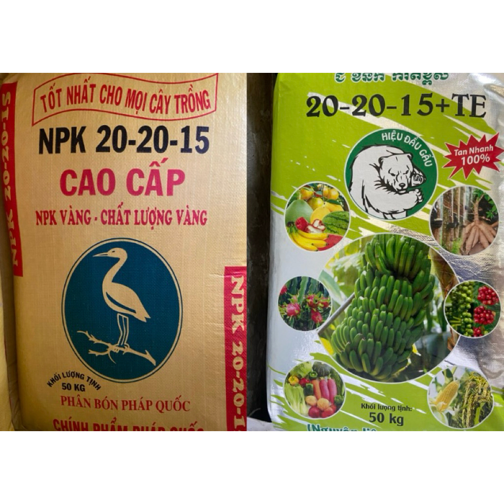 Phân Bón 20-20-15+TE COMBO 5 KG Phù Hợp Cho Mọi Cây Trồng CỬA HÀNG VTNN TRƯỜNG NGHIỆP