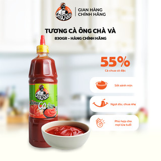 Tương cà Ông Chà Và 830gr  – Hàng chính hãng (Tomato Ketchup Ong Cha Va 830g)