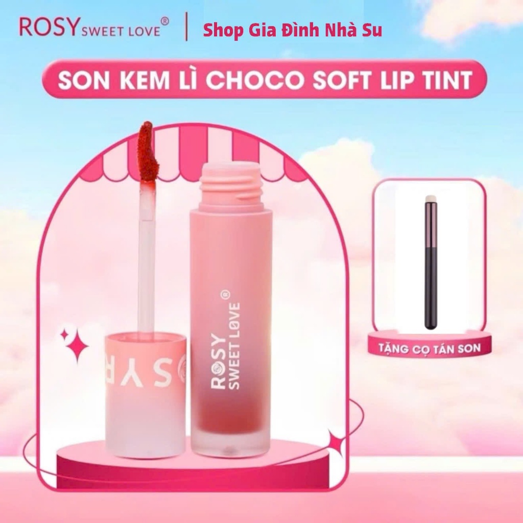 [NEW 2025 - TẶNG CỌ TÁN SON] Son Kem Lì Choco Soft Lip Tint mềm mịn môi
