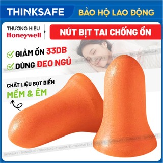 10 Cặp Nút tai chống ồn Honeywell MAX1 chất liệu foam mềm, nút tai chống ồn cấu tạo bọt biển, nút giảm ồn - THINKSAFE