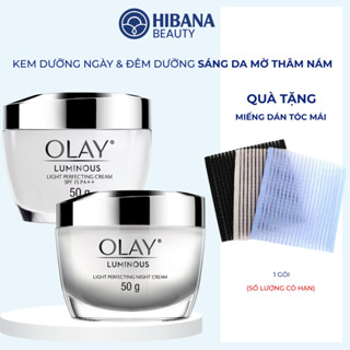 Combo Kem Dưỡng Olay Sáng Da Mờ Thâm Nám Ngày Và Đêm Luminous Light Perfecting Cream + Night Cream