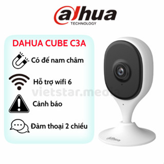Camera Wifi cố định 3MP DAHUA DH-C3A Quay quét Đàm thoại 2 chiều, Bảo hành sửa chữa chính hãng 2 năm