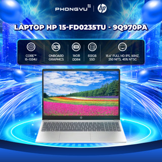 Laptop HP 15-fd0235TU Bạc - Gọn Nhẹ, Mạnh Mẽ, Phù Hợp Văn Phòng - Sinh Viên