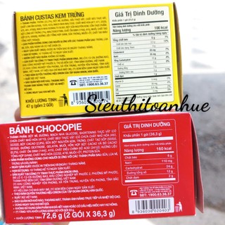 Bánh ChocoPie/Custas Orion (Hộp 2 cái)