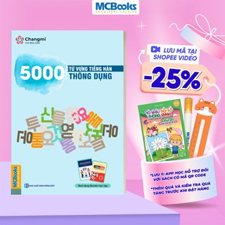 Sách - 5000 từ vựng tiếng hàn thông dụng