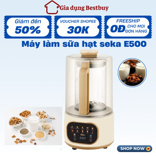 Máy làm sữa hạt seka e500, máy làm sữa đậu nành đa năng, chính hãng bảo hành 12 tháng