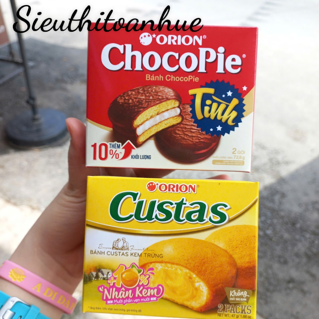 Bánh ChocoPie/Custas Orion (Hộp 2 cái)