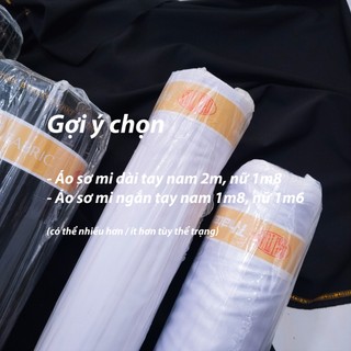 Vải May Áo Sơ Mi Trắng Nam Nữ Thái Tuấn