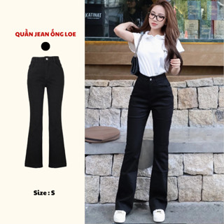 [Live 159K] Quần skinny jean nữ ống loe đen TiQi Jeans cạp cao hack dáng G2327