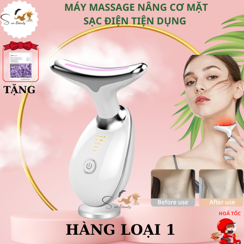 Máy điện di đẩy tinh chất massage nâng cơ mặt, máy tẩy trang  máy massage mặt tẩy sạch da chết