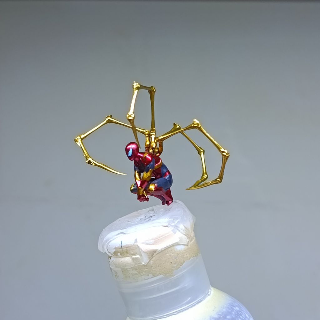 mô hình iron spiderman 1:64 1-64 1/64 164 cho diorama và hot wheels